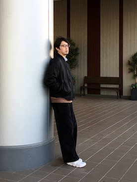 「Our Legacy（アワーレガシー）のアイテム（ジャケット/アウター）」を使った、ヒラヤマ(Team Double)さん（メンズ・173cm）の春コーディネート