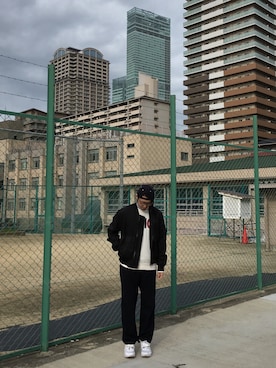 「Our Legacy（アワーレガシー）のアイテム（ジャケット/アウター）」を使った、ヒラヤマ(Team Double)さん（メンズ・173cm）の春コーディネート