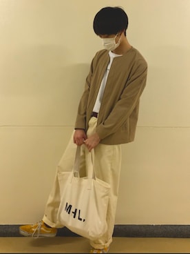 「春夏コーデ」｜「GU（ジーユー）のアイテム（ファッション雑貨）」を使った、おゆくさん（メンズ・175cm）の春コーディネート