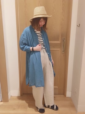 「ボイルワンピース」｜さ く ら さん（レディース・163cm）の春コーディネート