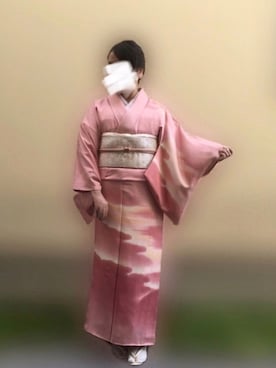 「着物」｜「アイテム（その他シューズ）」を使った、tantoizuさん（レディース・152cm）の冬コーディネート