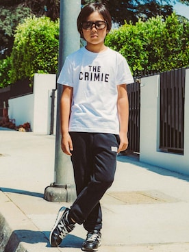 「アイテム（パンツ）」を使った、LEO＆Ray  (GRDEN CREW)さん（キッズ・140cm）の秋コーディネート