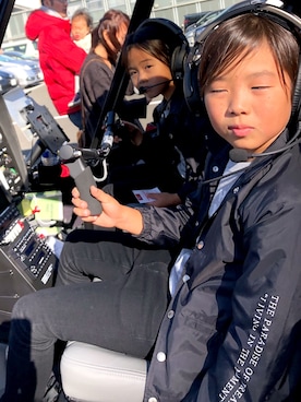 「アイテム（ジャケット/アウター）」を使った、LEO＆Ray  (GRDEN CREW)さん（キッズ・140cm）の秋コーディネート