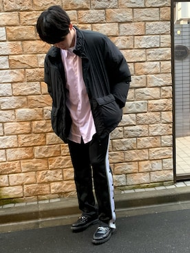 「semoh（セモー）のアイテム」を使った、yukiさん（メンズ・170cm）の冬コーディネート