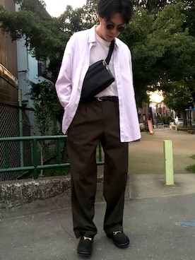 「semoh（セモー）のアイテム」を使った、yukiさん（メンズ・170cm）の春コーディネート