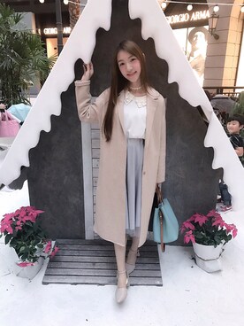 「流蘇包」｜小愛兒さん（レディース・163cm）の秋コーディネート