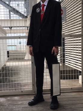 「Gosha Rubchinskiy（ゴーシャラブチンスキー）のアイテム（財布/小物）」を使った、revengexさん（メンズ・175cm）の春コーディネート