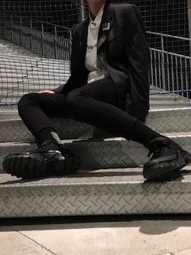 「Gosha Rubchinskiy（ゴーシャラブチンスキー）のアイテム（財布/小物）」を使った、revengexさん（メンズ・175cm）の冬コーディネート
