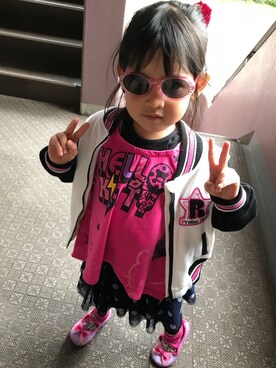 スタジャンを使った 4歳女の子 の人気ファッションコーディネート Wear