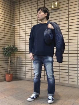 「CONVERSE（コンバース）のアイテム（ブルゾン）」を使った、☀︎Yonasan  さん（メンズ・167cm）の春コーディネート