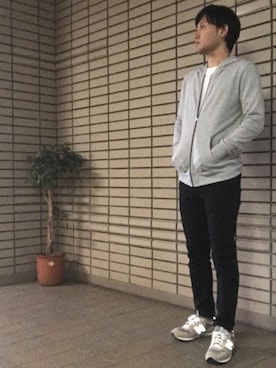 「improves（インプローブス）のアイテム（パーカー）」を使った、☀︎Yonasan  さん（メンズ・167cm）の春コーディネート