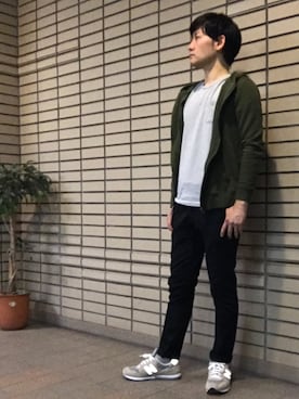 「improves（インプローブス）のアイテム（パーカー）」を使った、☀︎Yonasan  さん（メンズ・167cm）の夏コーディネート