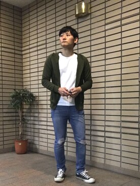「improves（インプローブス）のアイテム（パーカー）」を使った、☀︎Yonasan  さん（メンズ・167cm）の夏コーディネート