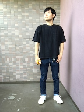 「スタンスミス」｜☀︎Yonasan  さん（メンズ・167cm）の夏コーディネート