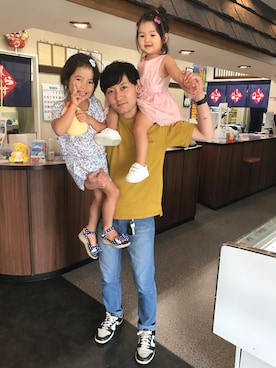 「GAP（ギャップ）のアイテム（ワンピース/ドレス）」を使った、☀︎Yonasan  さん（メンズ・167cm）の夏コーディネート