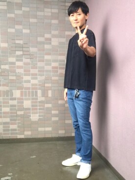 「スタンスミス」｜☀︎Yonasan  さん（メンズ・167cm）の秋コーディネート