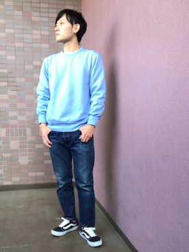 「リーバイス501」｜「アイテム（その他）」を使った、☀︎Yonasan  さん（メンズ・167cm）の春コーディネート
