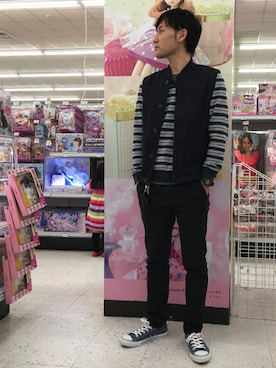 「Banana Republic（バナナリパブリック）のアイテム（その他アウター）」を使った、☀︎Yonasan  さん（メンズ・167cm）の春コーディネート