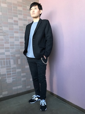 ウォレットチェーンを使った ニューバランス996 のメンズ人気ファッションコーディネート Wear