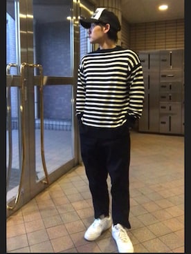 「ボーター」｜☀︎Yonasan  さん（メンズ・167cm）の春コーディネート