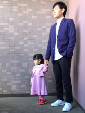 「Banana Republic（バナナリパブリック）のアイテム（テーラードジャケット）」を使った、☀︎Yonasan  さん（メンズ・167cm）の春コーディネート