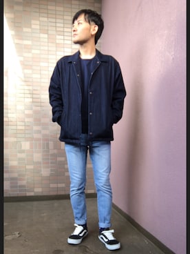 「オールドスクール」｜「アイテム（その他アウター）」を使った、☀︎Yonasan  さん（メンズ・167cm）の春コーディネート