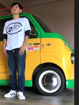 「オリジナル」｜「アイテム（その他）」を使った、☀︎Yonasan  さん（メンズ・167cm）の夏コーディネート