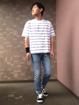 「リーバイス501」｜「アイテム（その他）」を使った、☀︎Yonasan  さん（メンズ・167cm）の秋コーディネート