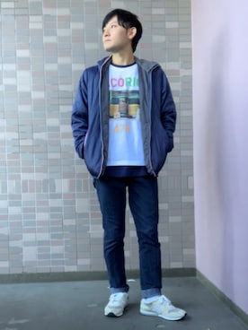 「CONVERSE（コンバース）のアイテム（ブルゾン）」を使った、☀︎Yonasan  さん（メンズ・167cm）の秋コーディネート