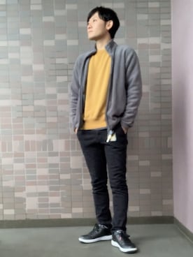 「ナイキスニーカー」｜「アイテム（その他アウター）」を使った、☀︎Yonasan  さん（メンズ・167cm）の冬コーディネート