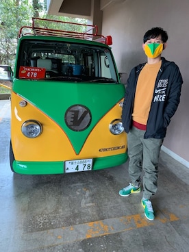 「ウィンドブレーカー」｜「アイテム（その他）」を使った、☀︎Yonasan  さん（メンズ・167cm）の春コーディネート