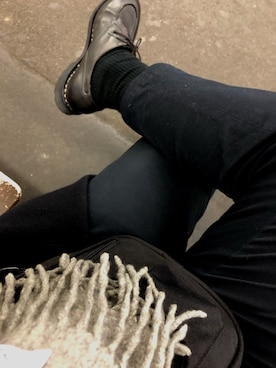 「A.P.C.（アーペーセー）のアイテム（チェスターコート）」を使った、weepyさん（メンズ・180cm）の冬コーディネート