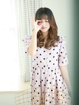 「アイテム（ウィッグ、ブラック系）」を使った、ブライトララさん（レディース・155cm）の夏コーディネート