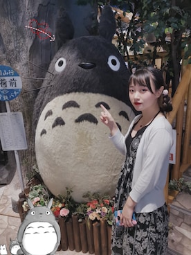 「通勤穿搭」｜「アイテム（ジャンパースカート）」を使った、miさん（レディース・152cm）の夏コーディネート
