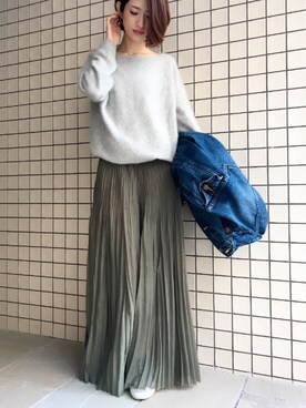 「RED CARD TOKYO（レッドカード）のアイテム（ジャケット/アウター）」を使った、 Yanagi Megumiさん（レディース・161cm）の秋コーディネート