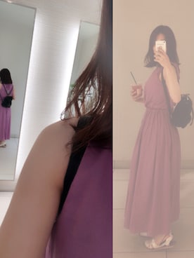 「CHAMULA（チャムラ）のアイテム」を使った、Sayokoさん（レディース・164cm）の夏コーディネート
