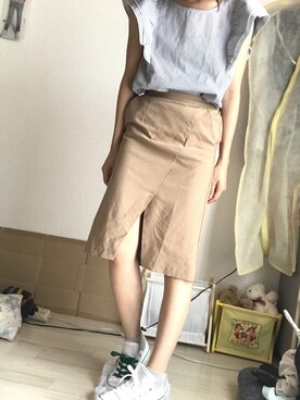 「Jayro（ジャイロ）のアイテム（トップス）」を使った、✴︎tamtam ✴︎さん（レディース・154cm）の夏コーディネート