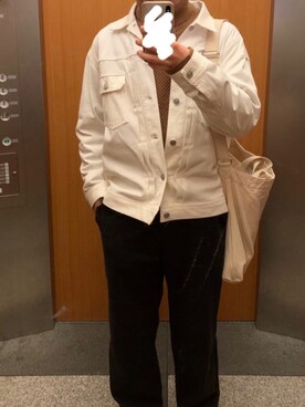「LAKOLE（ラコレ）のアイテム（その他アウター）」を使った、はすさん（メンズ・168cm）の冬コーディネート