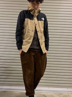 「アイテム（マウンテンパーカー）」を使った、MINO   YAMAさん（メンズ・182cm・30代）の冬コーディネート