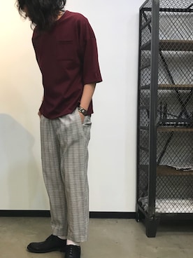 「YARD PLUS（ヤードプリュス）のアイテム」を使った、INOさん（メンズ・178cm）の夏コーディネート