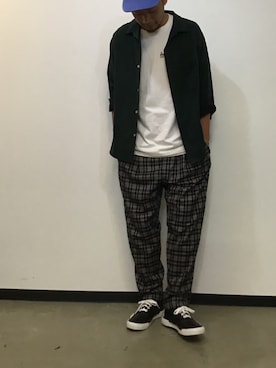 「JULIEN DAVID（ジュリエンデビッド）のアイテム」を使った、INOさん（メンズ・178cm）の秋コーディネート