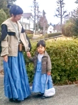 「PETIT BATEAU（プチバトー）のアイテム（ブルゾン）」を使った、Emiさん（レディース・156cm）の春コーディネート