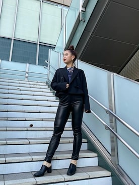 「#新作」｜「アイテム（アクセサリー）」を使った、佑綺 / UNITED TOKYOさん（レディース・158cm）の冬コーディネート
