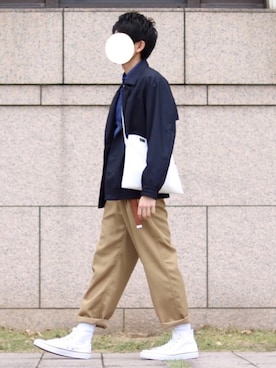 「Journal Standard TRISECT（トライセクト）のアイテム（ブルゾン）」を使った、howellさん（メンズ・175cm）の春コーディネート