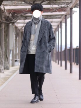howellさん（メンズ・175cm）の冬コーディネート