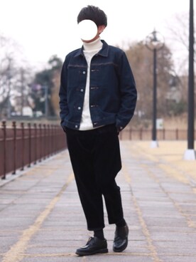 howellさん（メンズ・175cm）の冬コーディネート