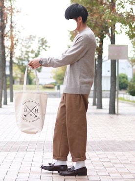 howellさん（メンズ・175cm）の秋コーディネート