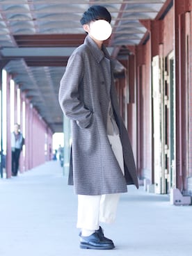 「マリン」｜「アイテム（ブーツ）」を使った、howellさん（メンズ・175cm）の秋コーディネート