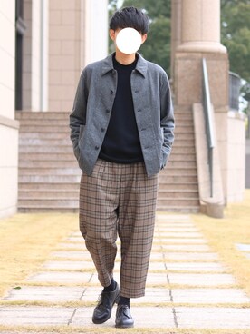 howellさん（メンズ・175cm）の冬コーディネート