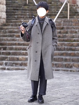 「CEASTERS（ケステル）のアイテム」を使った、howellさん（メンズ・175cm）の冬コーディネート